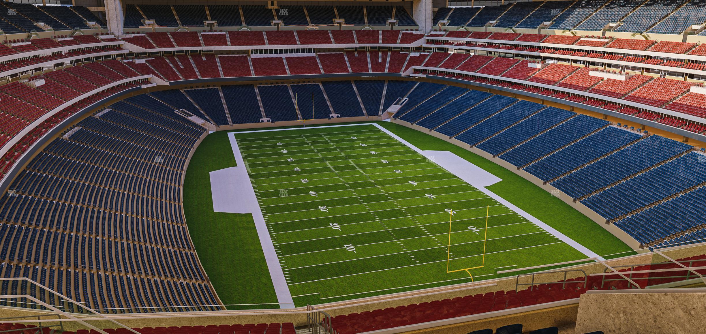 Seating view for NRG Stadium Section 624