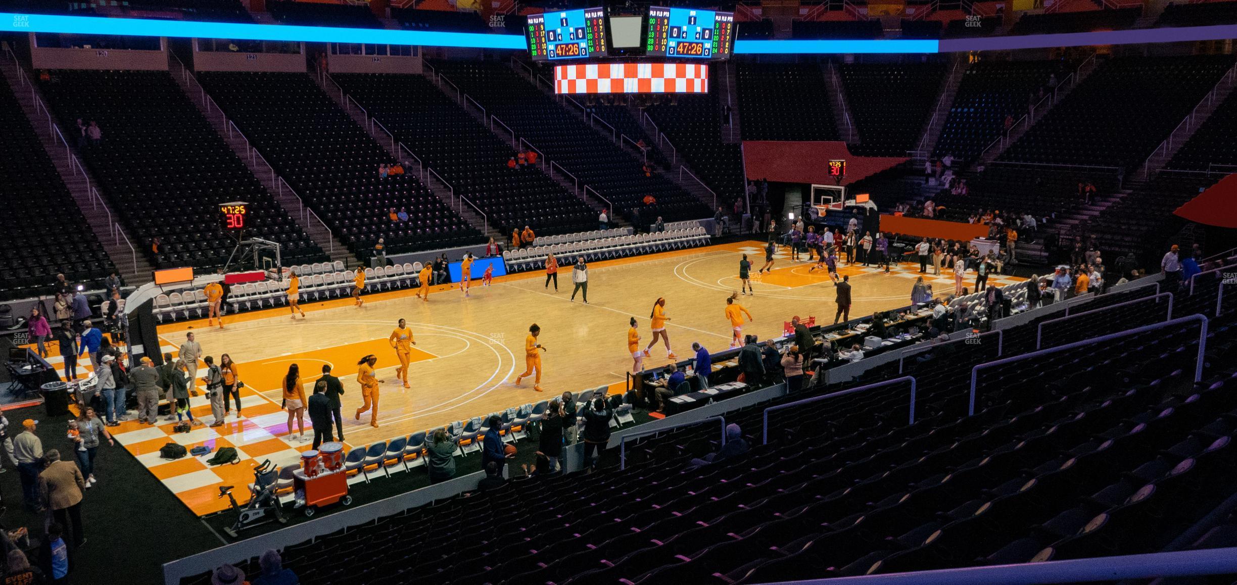 Seating view for Thompson-Boling Arena at Food City Center Section 108