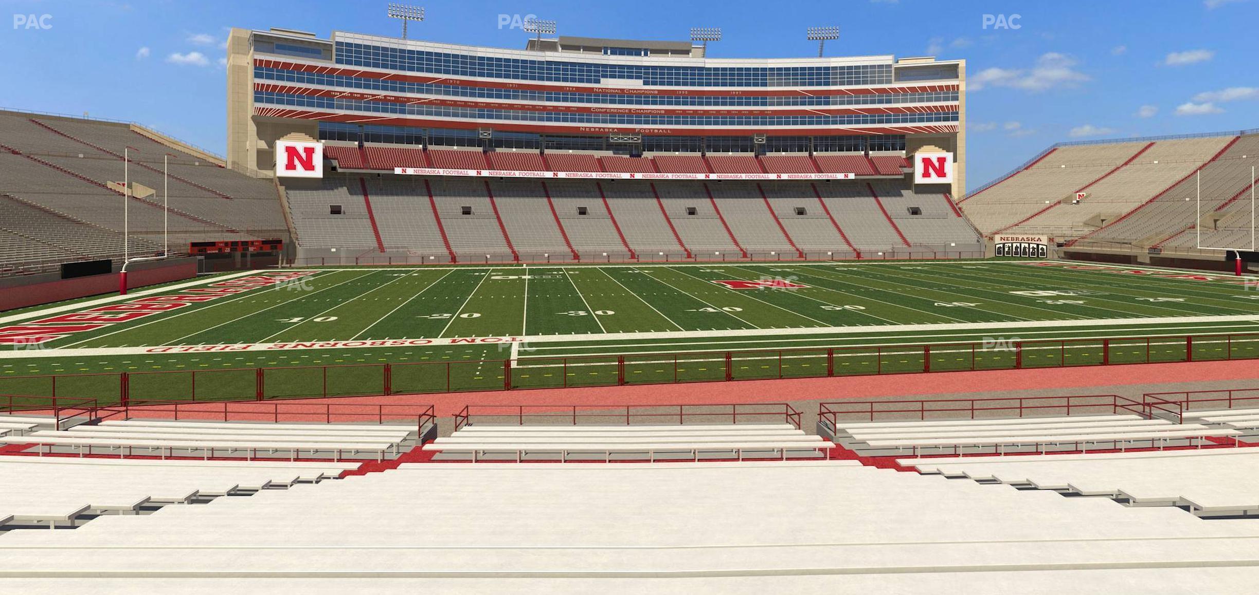 Seating view for Memorial Stadium Nebraska Section 8