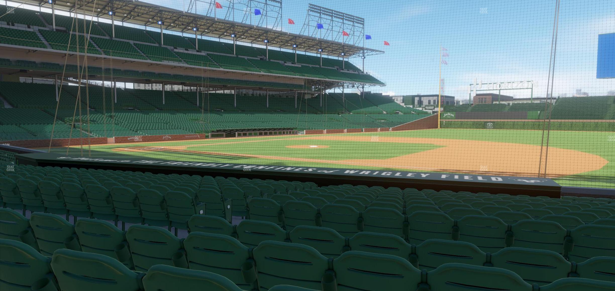 Seating view for Wrigley Field Section 126