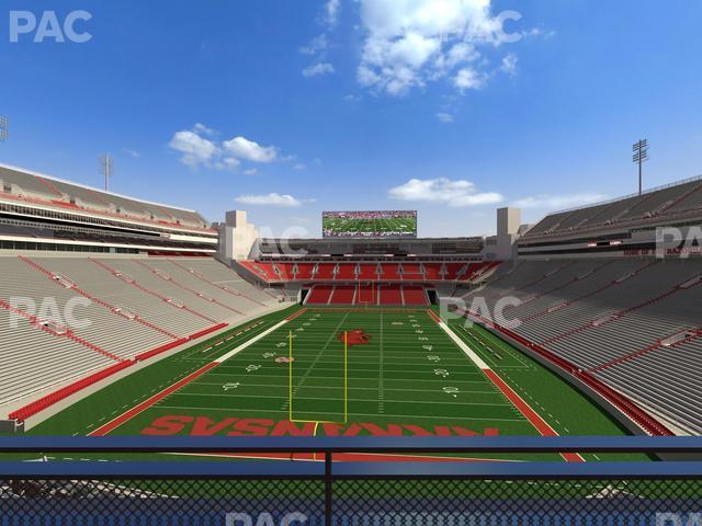 Seating view for Razorback Stadium Section Suite 26