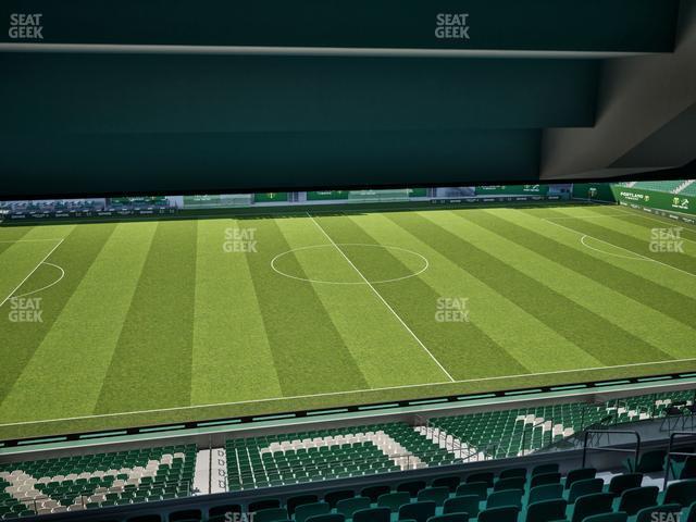 Seating view for Providence Park Section Tanner Ridge 4