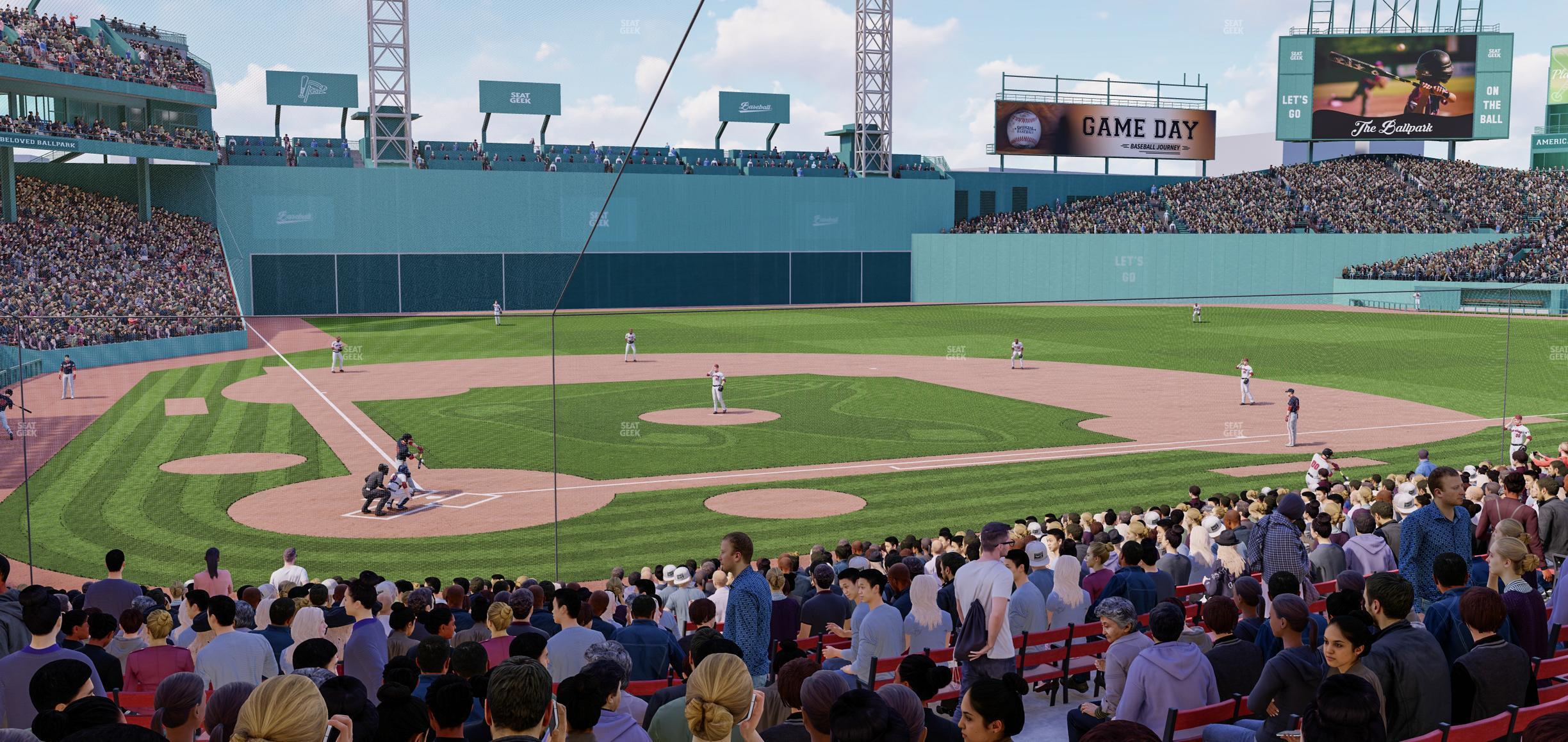 Seating view for Fenway Park Section Loge Box 125