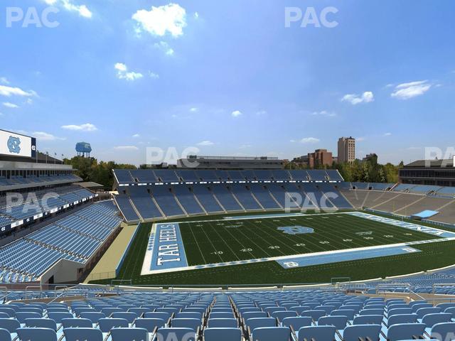 Seating view for Kenan Memorial Stadium Section 202