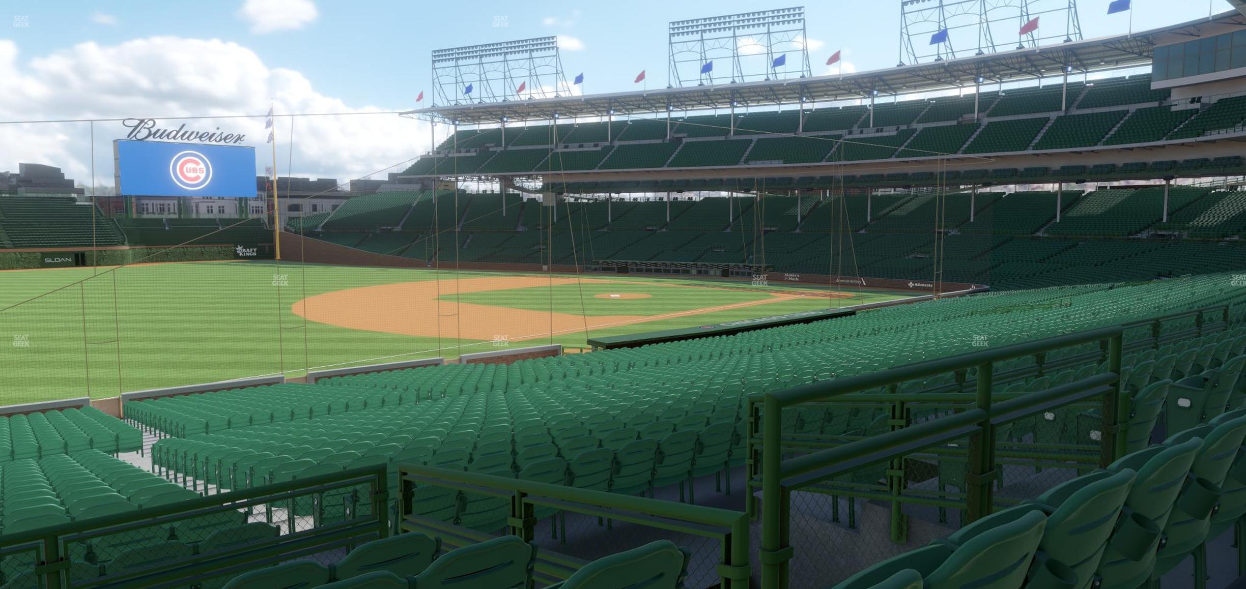 Seating view for Wrigley Field Section 207