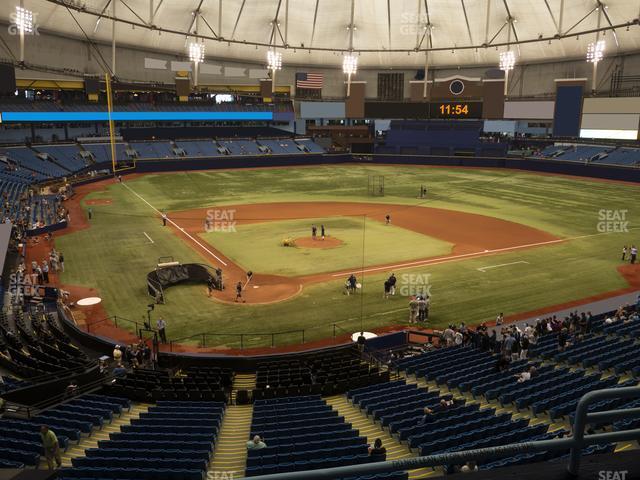 Seating view for Tropicana Field Section 204