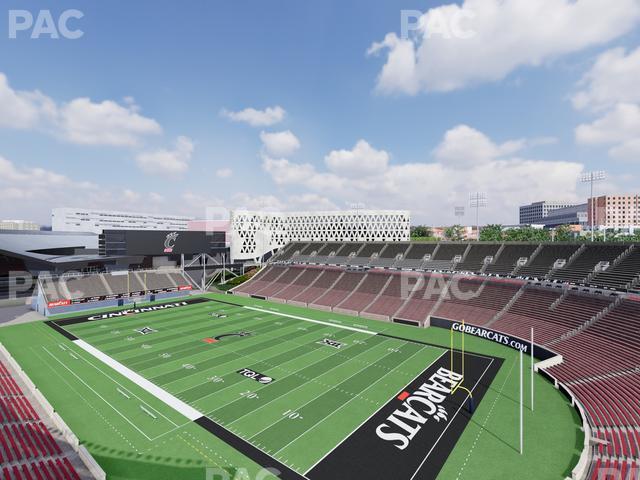 Seating view for Nippert Stadium Section Premium Club 350