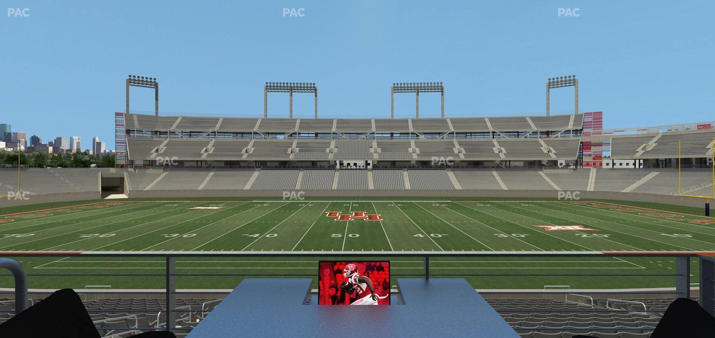 Seating view for TDECU Stadium Section Loge Box 13