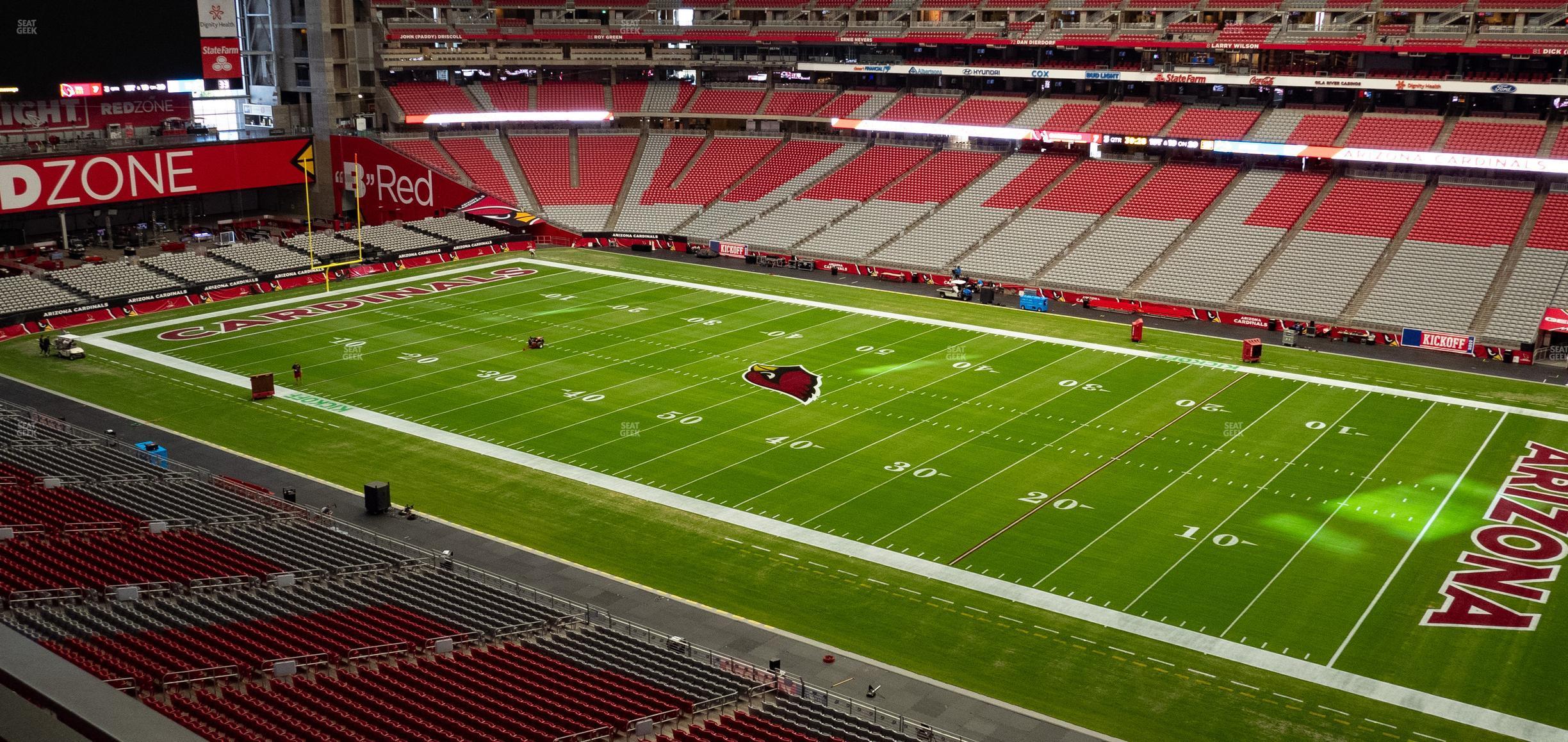 Seating view for State Farm Stadium Section Ring Of Honor 438