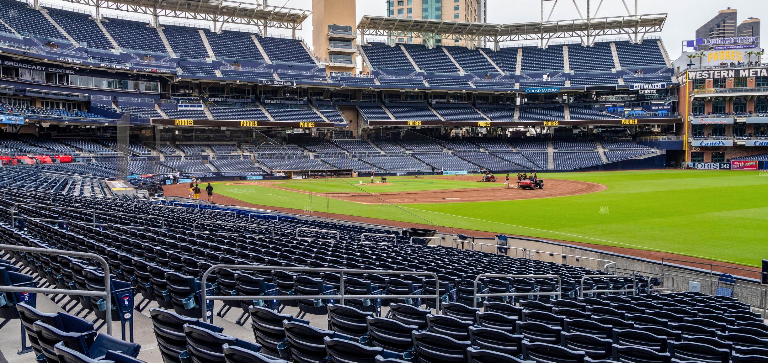 Seating view for Petco Park Section 119