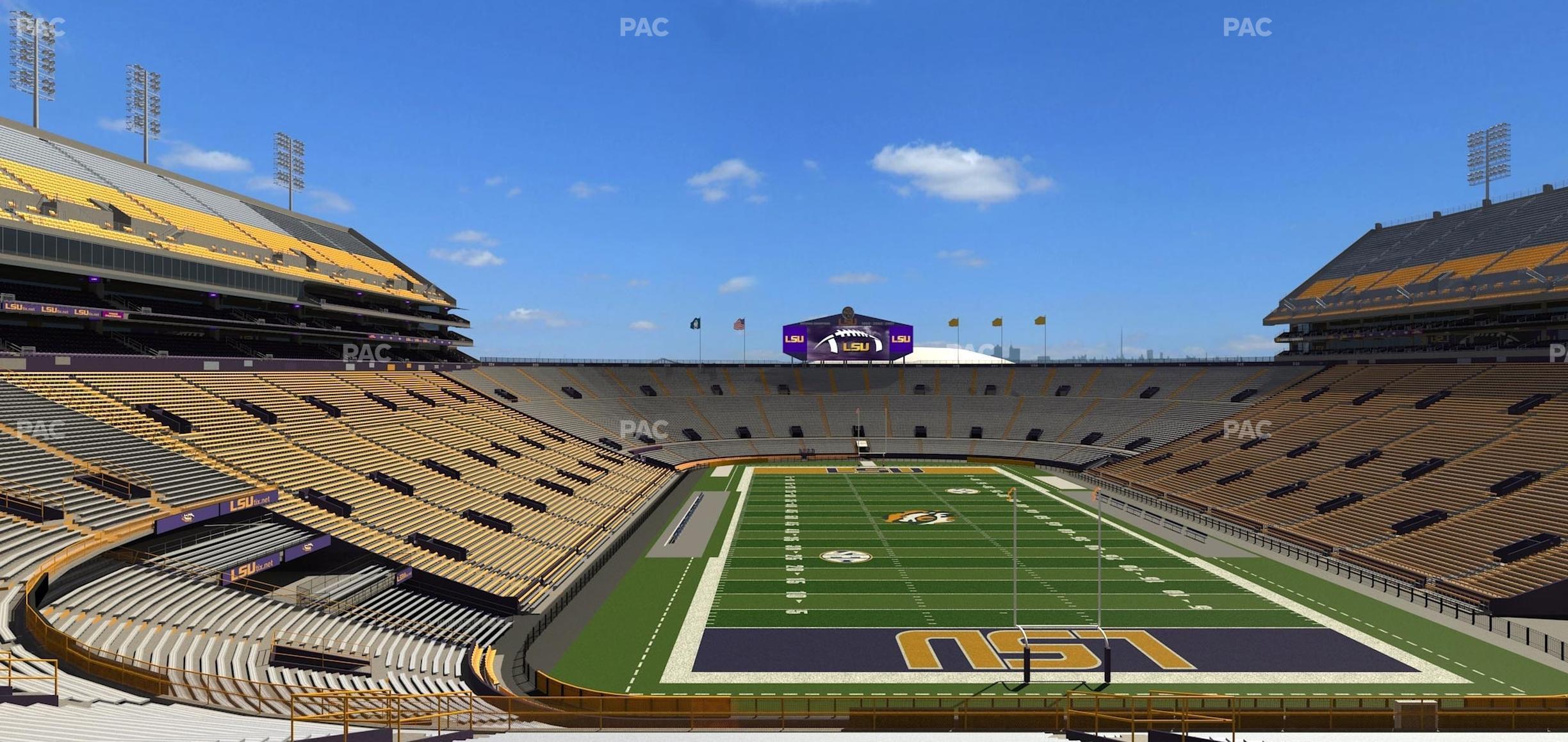 Seating view for Tiger Stadium Section 418