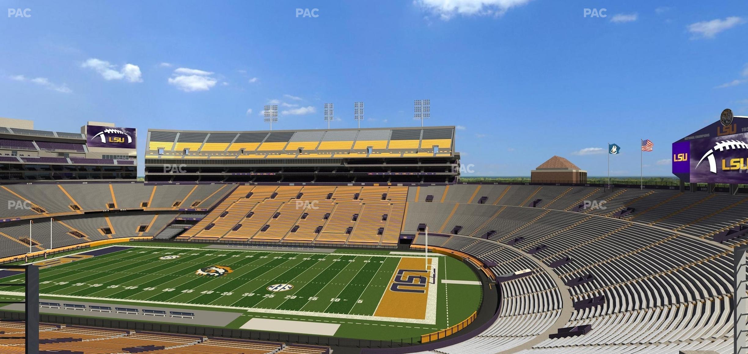 Seating view for Tiger Stadium Section Suite 101