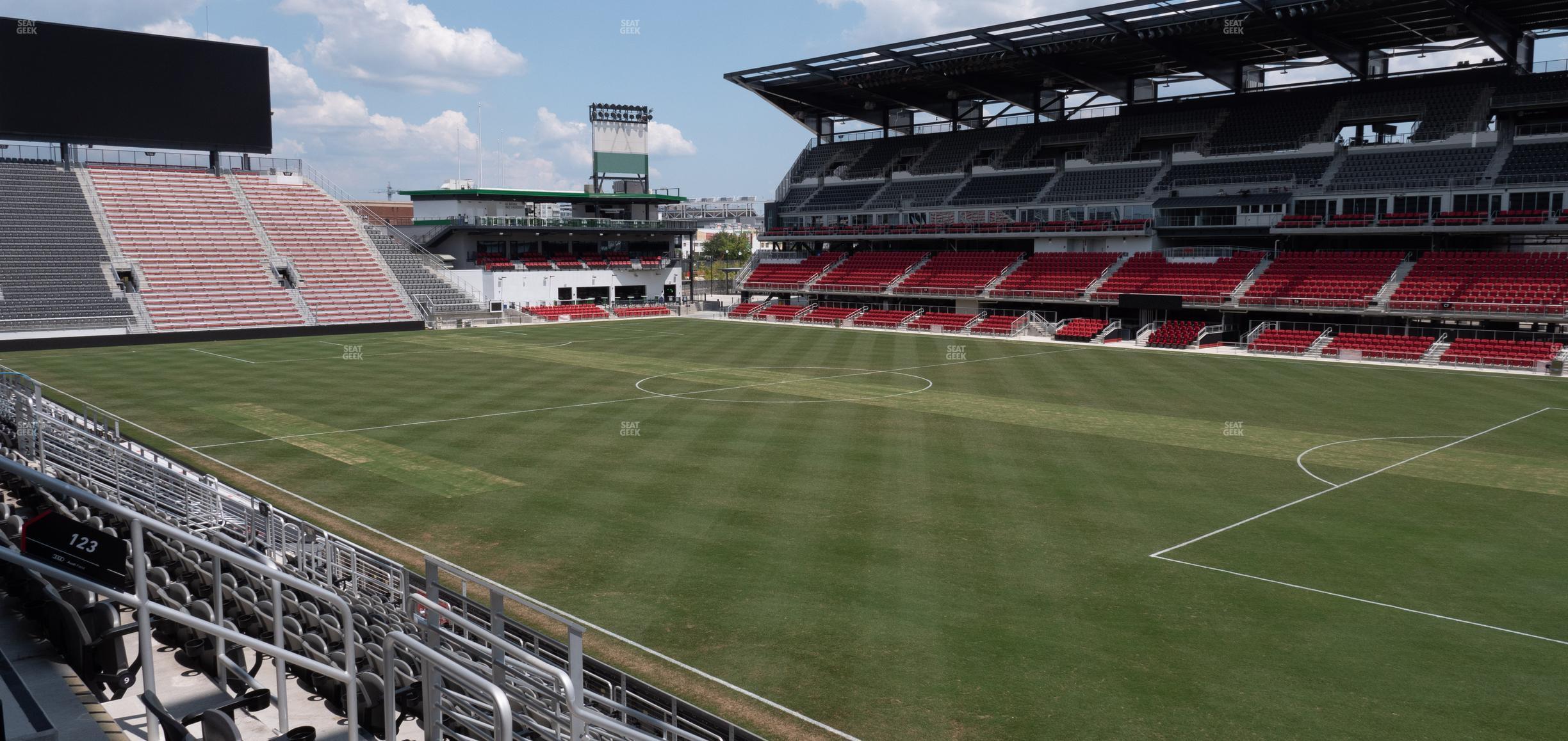 Seating view for Audi Field Section 123