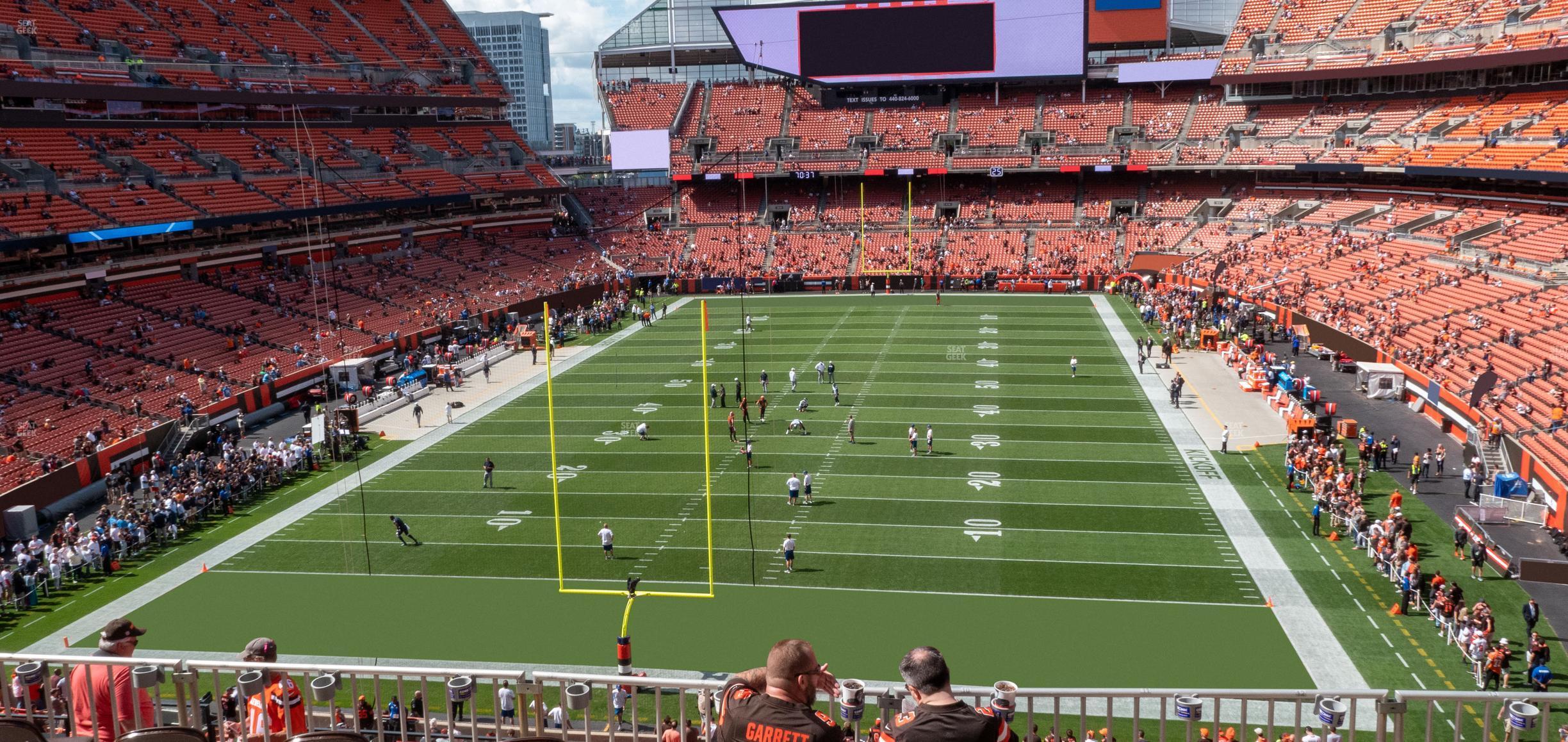 Seating view for Huntington Bank Field Section 321