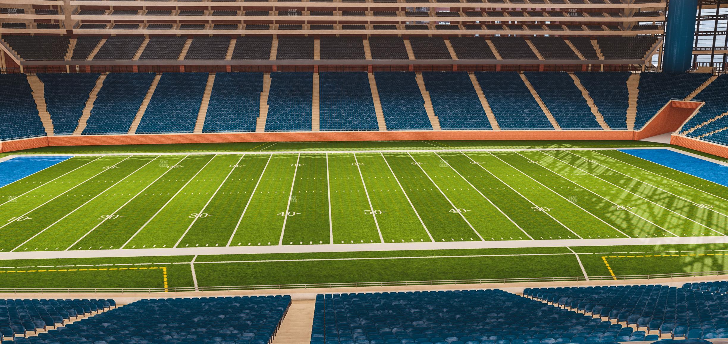 Seating view for Ford Field Section Club 230