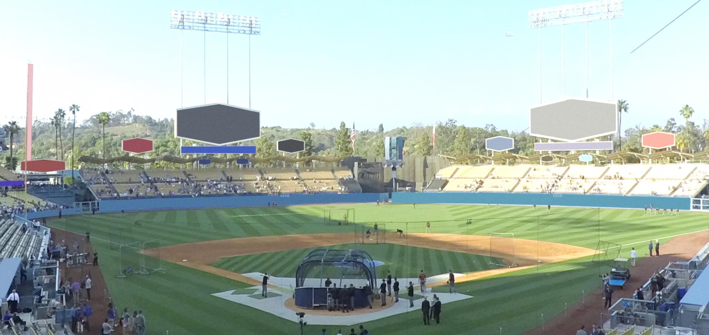 Seating view for Dodger Stadium Section 104 Lg