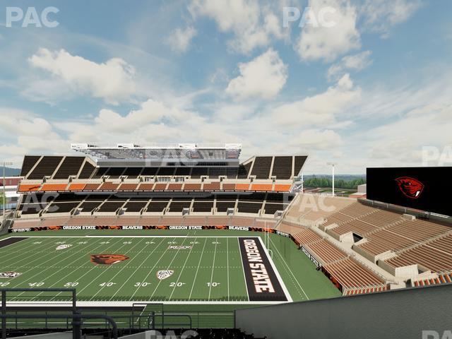 Seating view for Reser Stadium Section 329