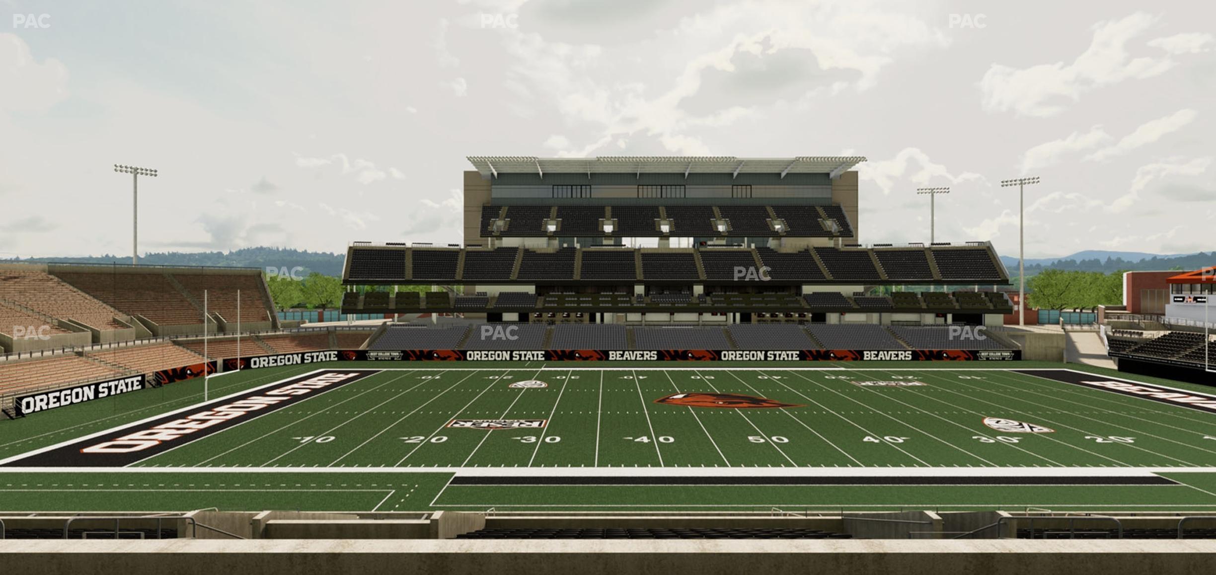 Seating view for Reser Stadium Section 117