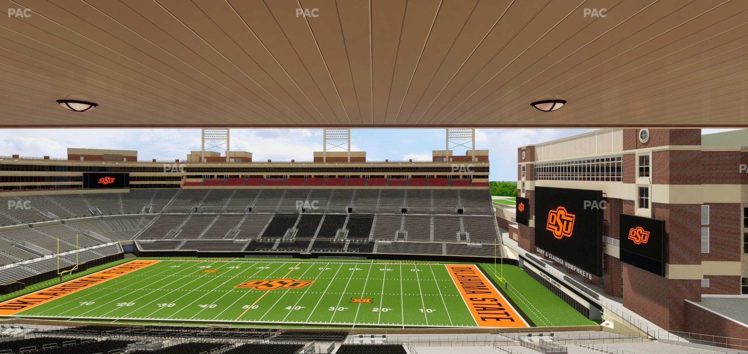 Seating view for Boone Pickens Stadium Section Club 505