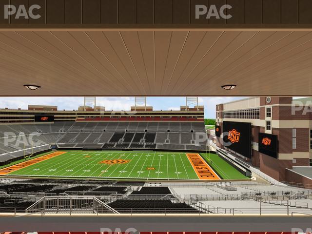 Seating view for Boone Pickens Stadium Section Club 505