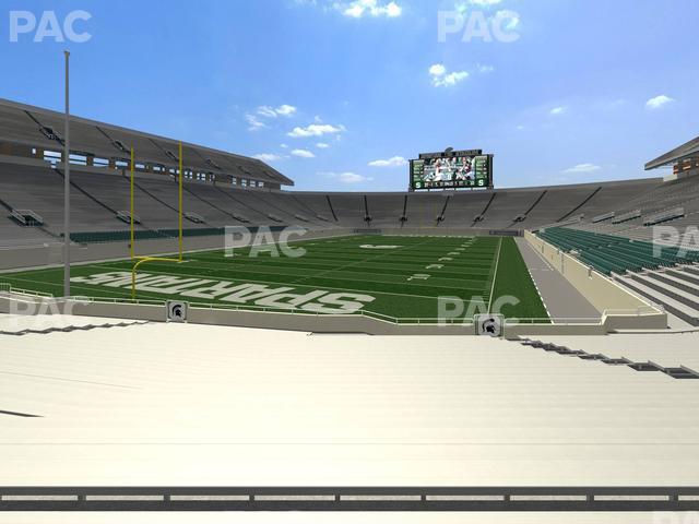 Seating view for Spartan Stadium (Michigan) Section 29