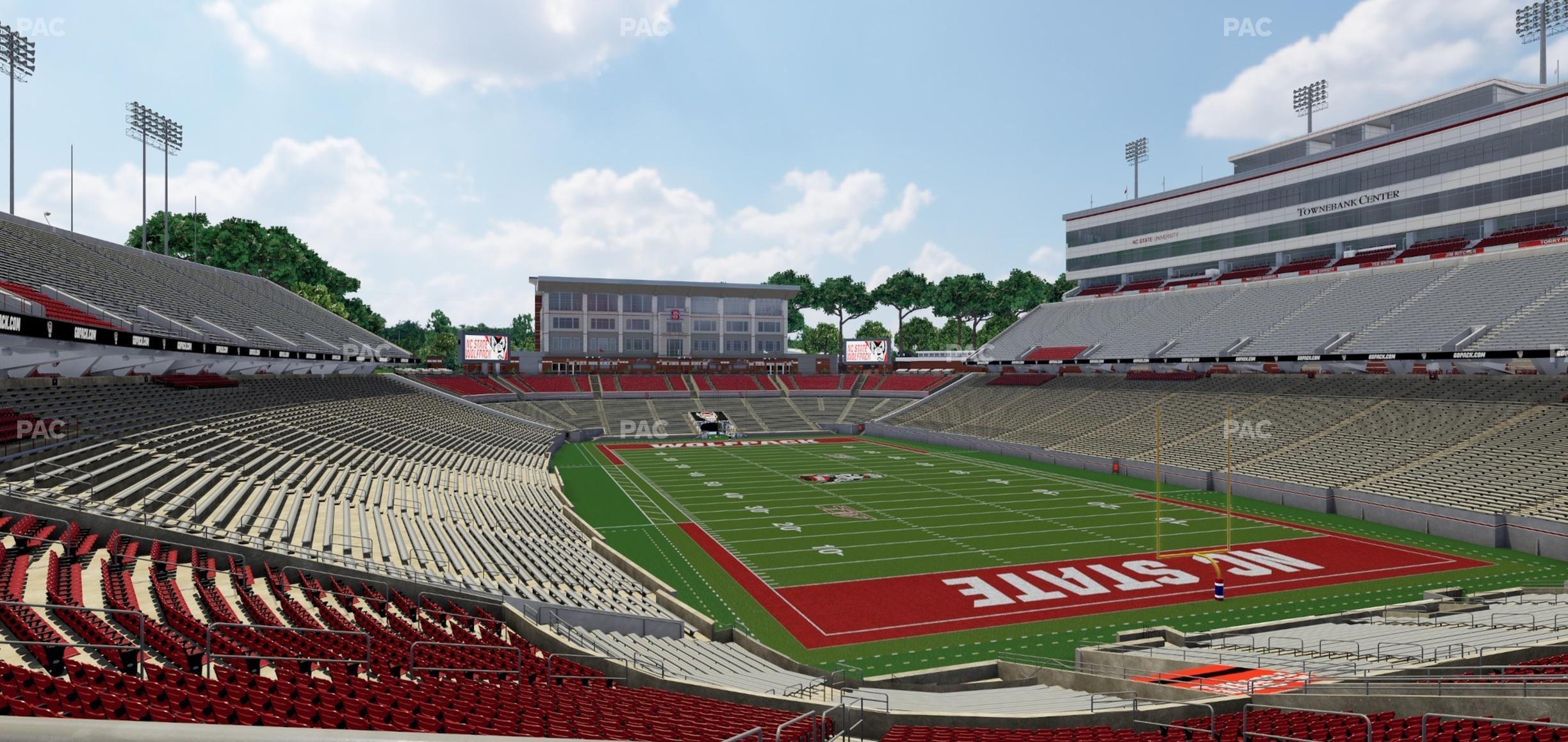 Seating view for Carter-Finley Stadium Section 225