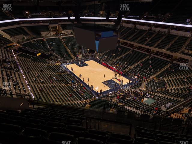 Seating view for Gainbridge Fieldhouse Section 220