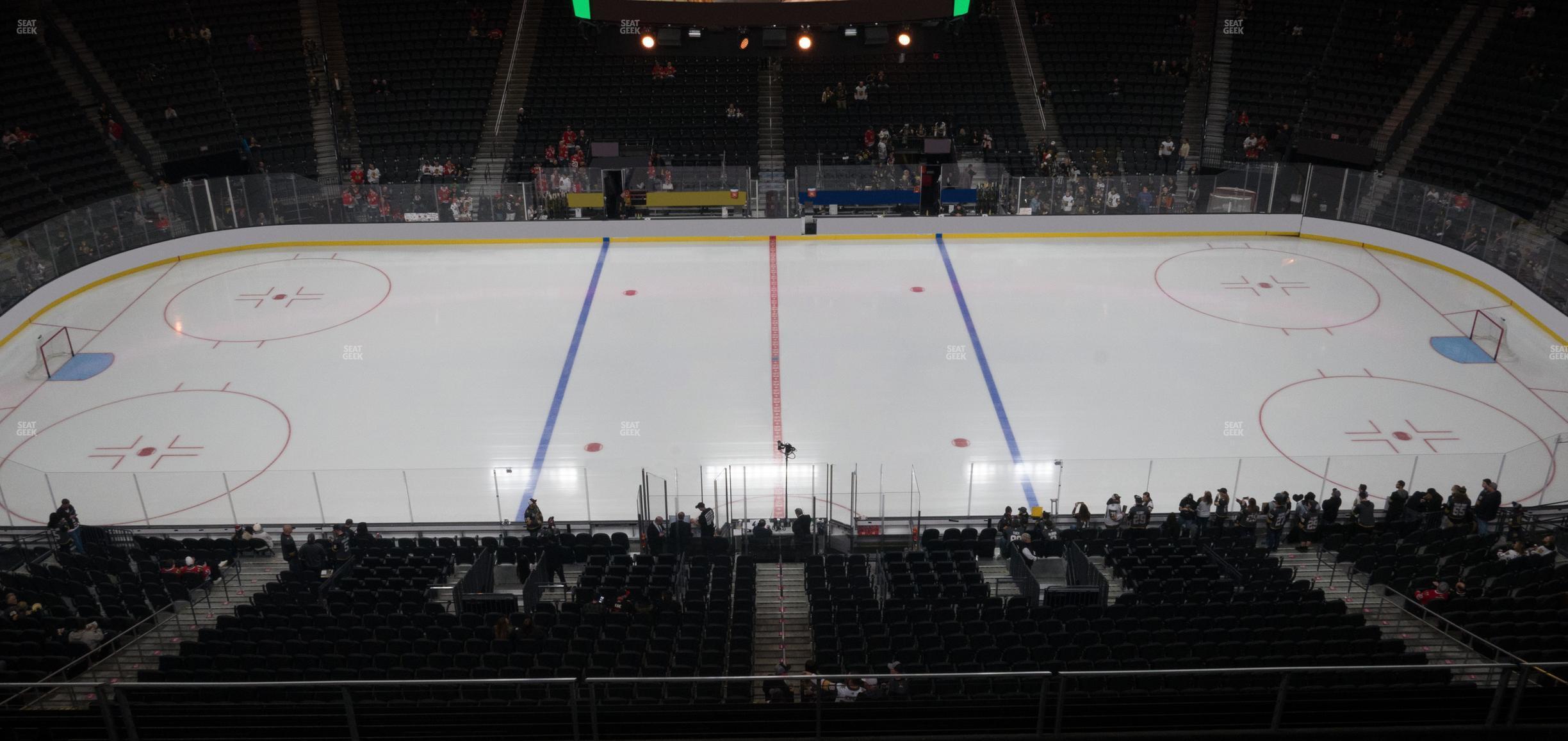 Seating view for T-Mobile Arena Section 223