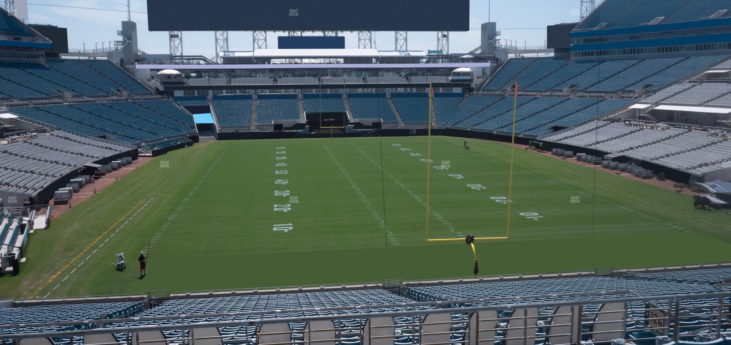 Seating view for EverBank Stadium Section 224