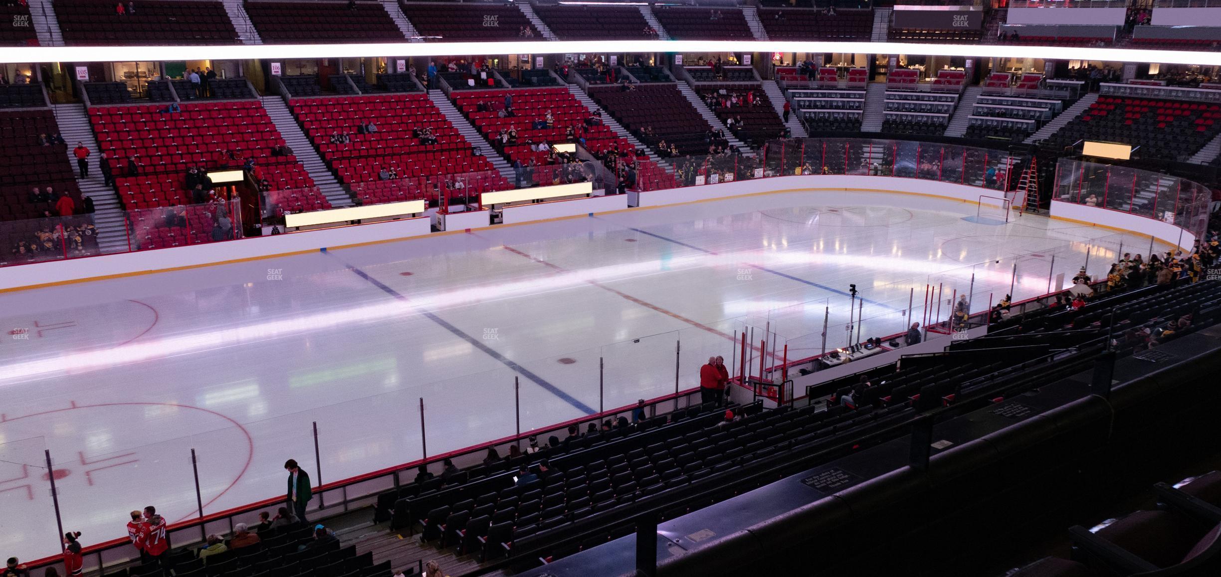 Seating view for Canadian Tire Centre Section 224