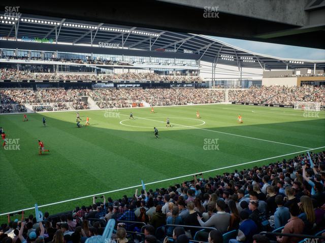 Seating view for Allianz Field Section 16