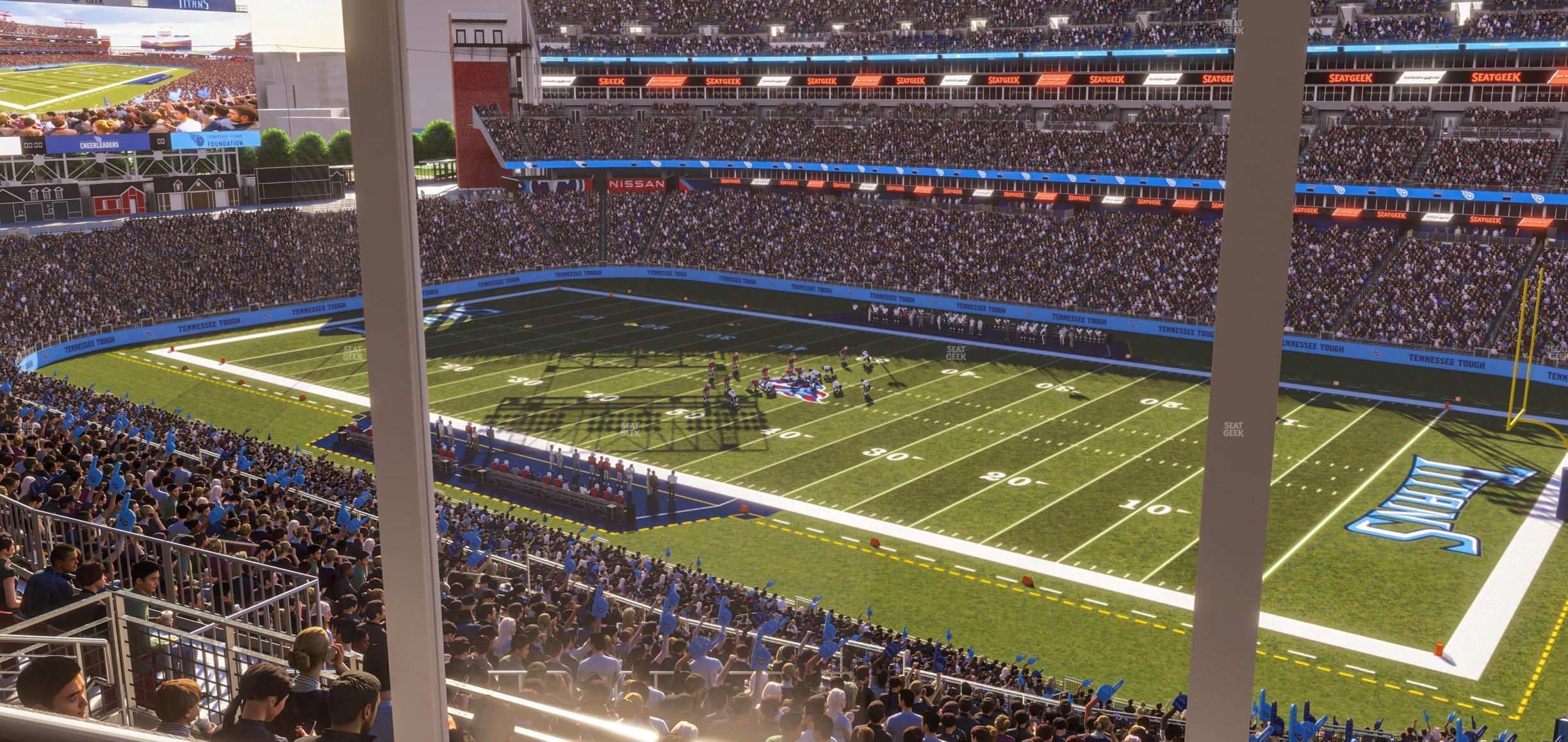 Seating view for Nissan Stadium Section Suite 506 E