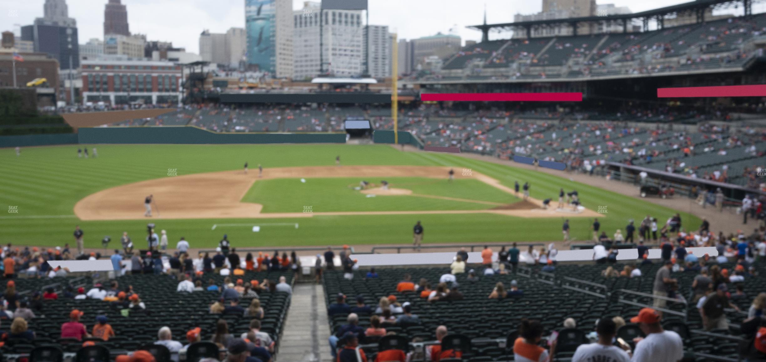 Seating view for Comerica Park Section 134