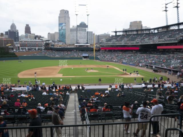 Seating view for Comerica Park Section 134