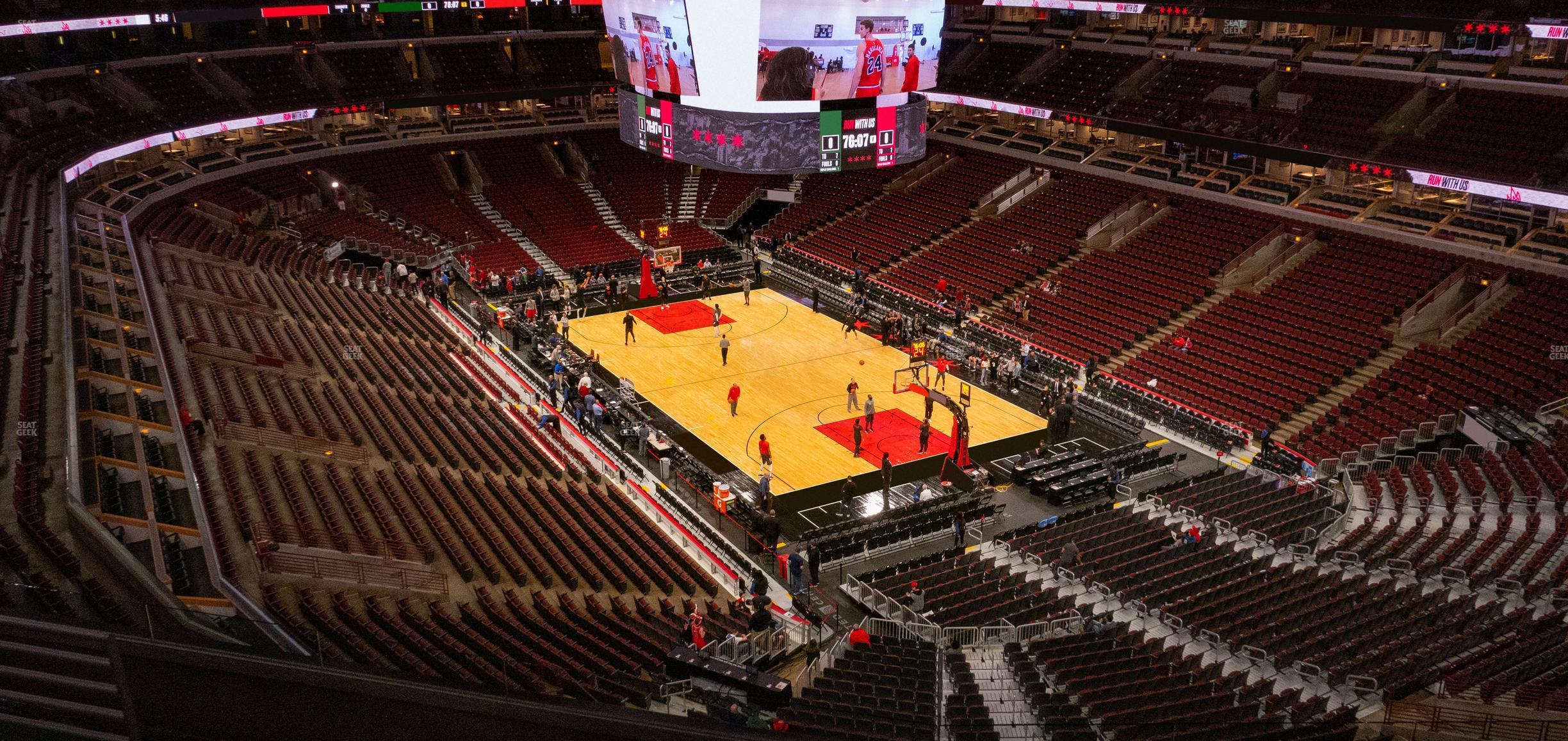 Seating view for United Center Section 329