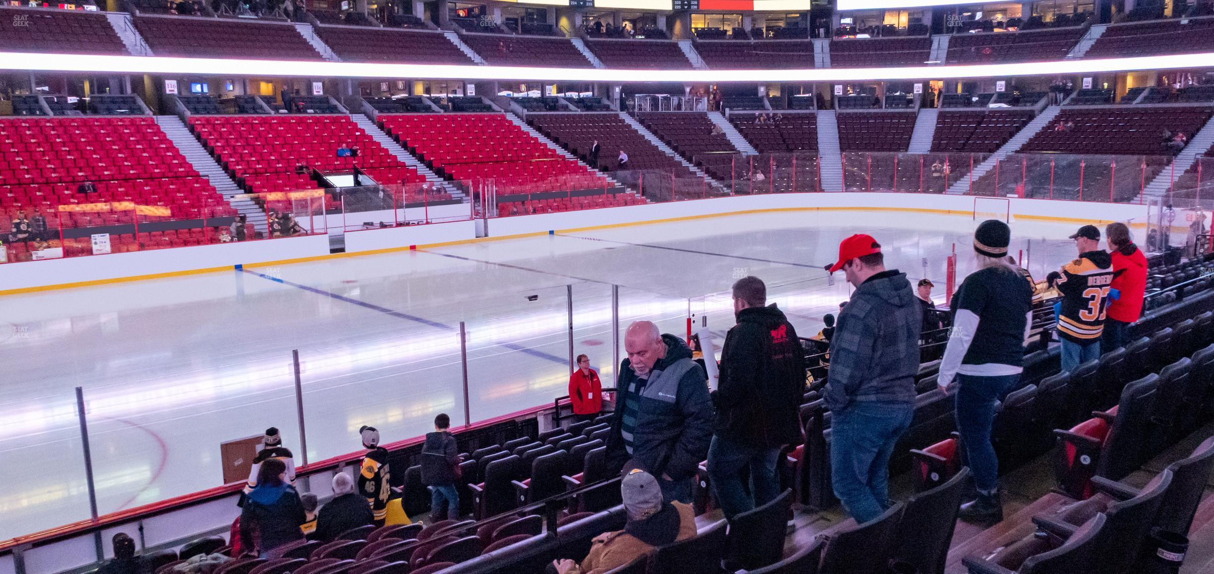 Seating view for Canadian Tire Centre Section 108