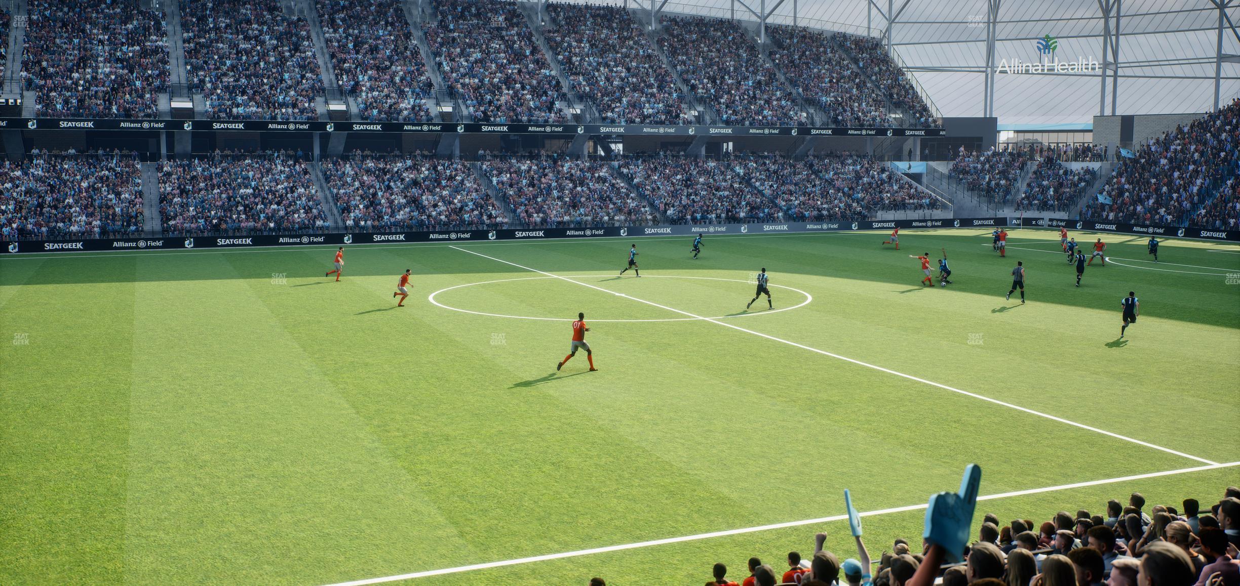 Seating view for Allianz Field Section 34