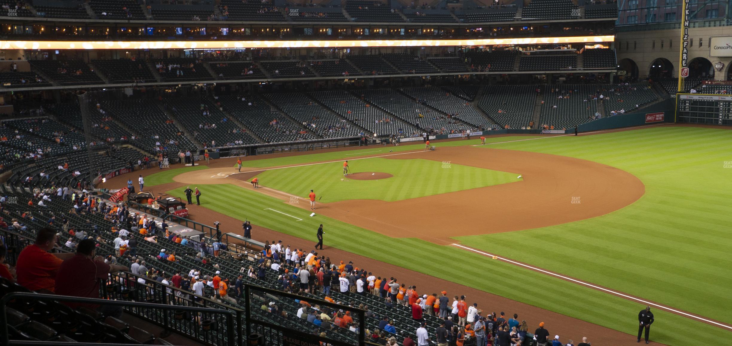 Seating view for Minute Maid Park Section 231