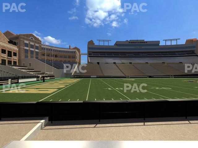 Seating view for Folsom Field Section 103