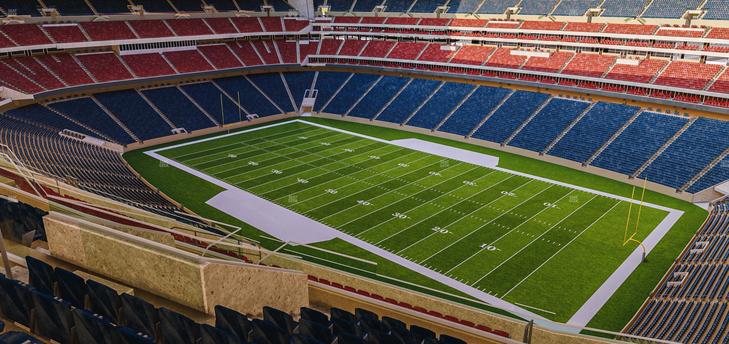 Seating view for NRG Stadium Section 629