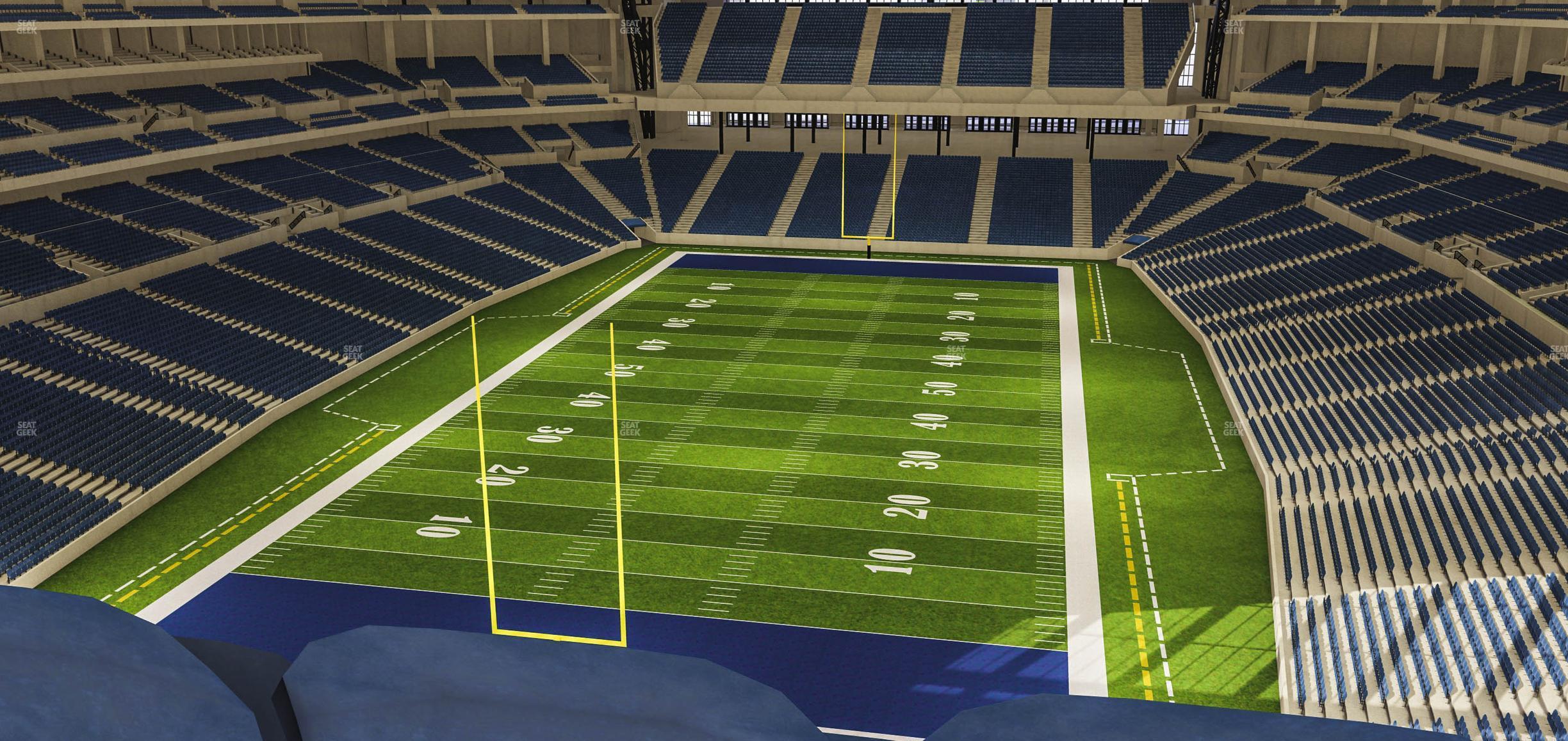 Seating view for Lucas Oil Stadium Section 525