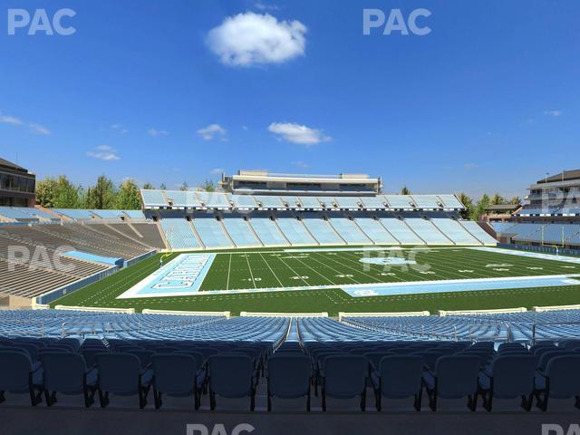 Seating view for Kenan Memorial Stadium Section 122