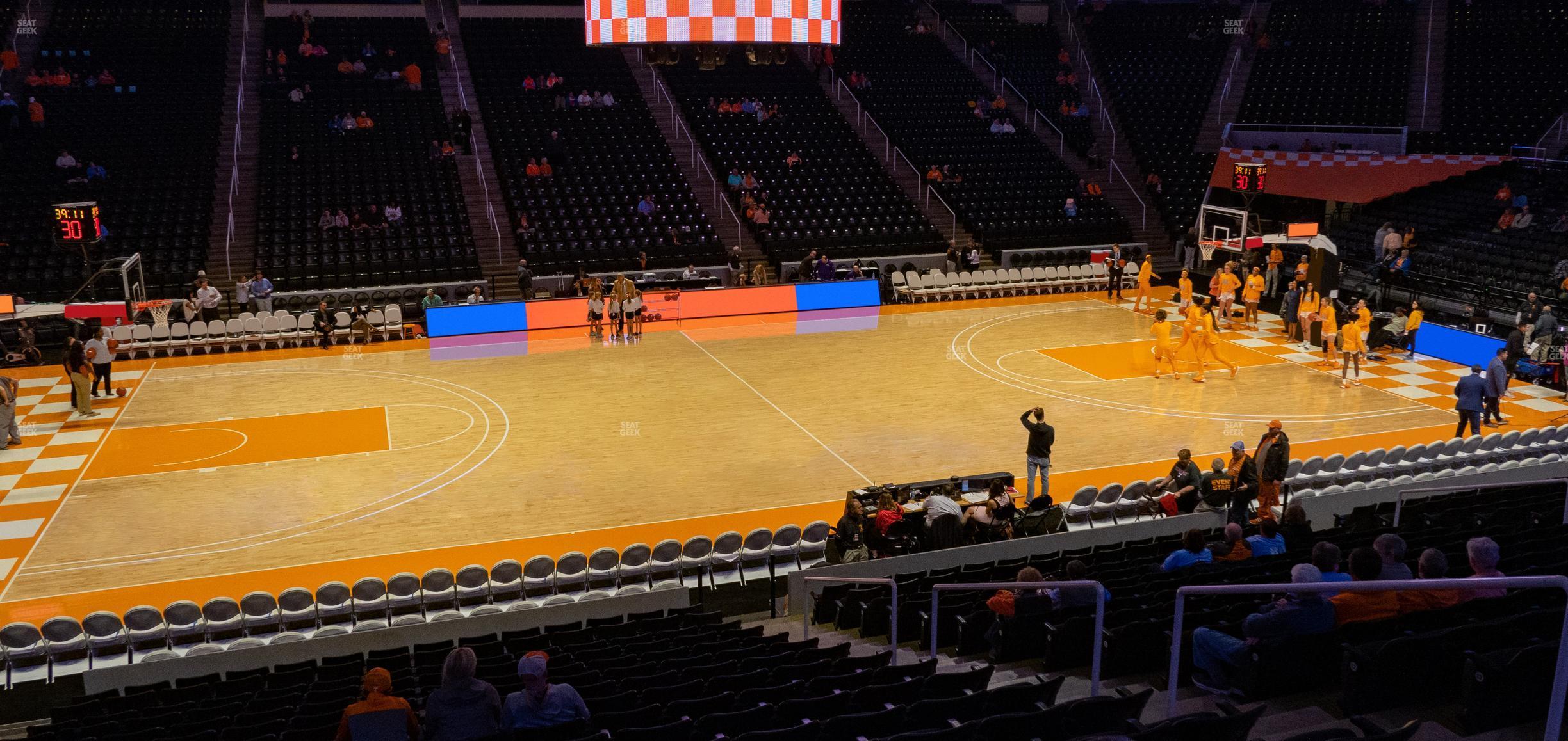 Seating view for Thompson-Boling Arena at Food City Center Section 122