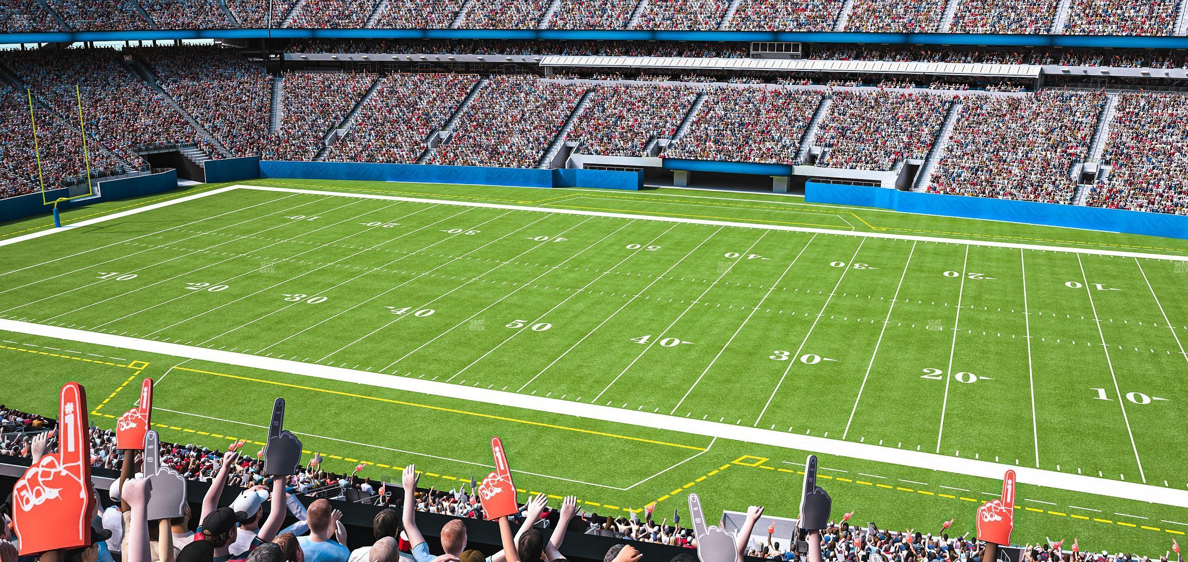 Seating view for MetLife Stadium Section 211