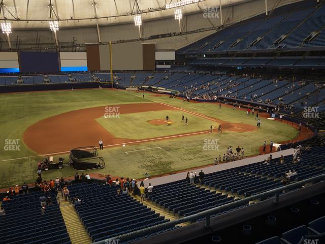 Seating view for Tropicana Field Section 213