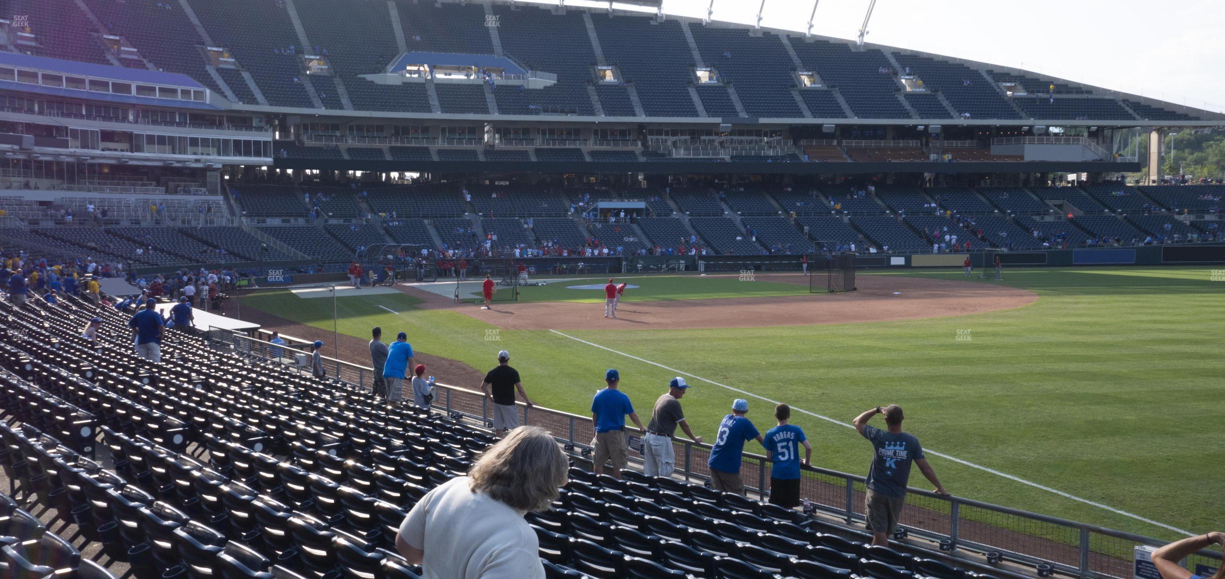 Seating view for Kauffman Stadium Section 144