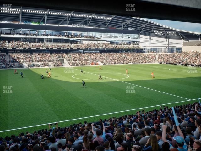 Seating view for Allianz Field Section 15