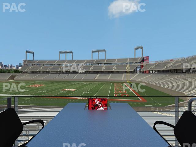 Seating view for TDECU Stadium Section Loge Box 4