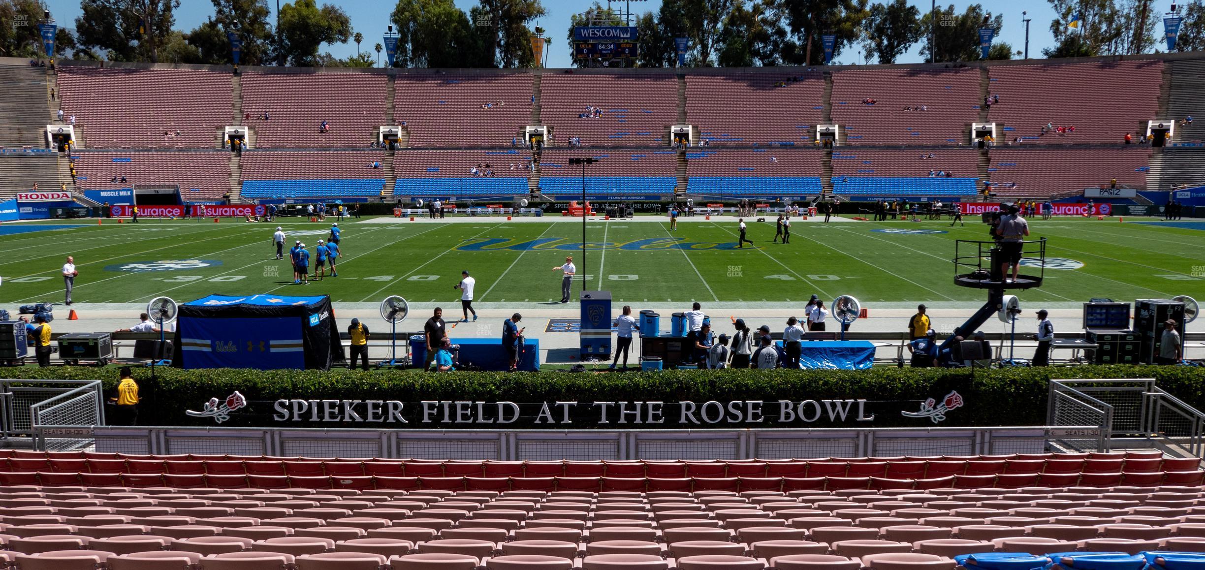 Seating view for Rose Bowl Stadium Section Lower 19