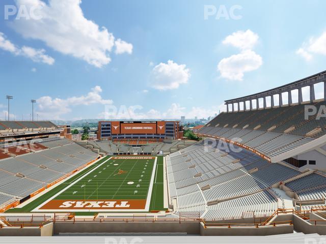 Seating view for Darrell K Royal - Texas Memorial Stadium Section 114